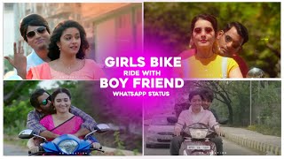 Tamil Love Song Whatsapp Status 💞  Girl Riding Bike With Boyfriend Whatsapp Status Tamil