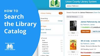 HOW TO: Search the Library Catalog