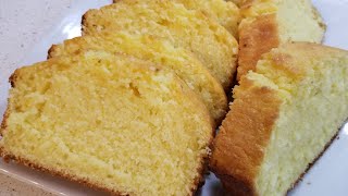 Simplest Lemon Pound Cake Recipe 最简单的柠檬磅蛋糕食谱