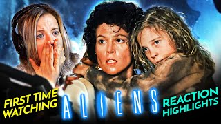 Amelia petrified watching ALIENS SPECIAL EDITION (1986) Movie Reaction FIRST TIME WATCHING