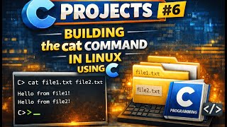 #6 C projects :Building the cat command in linux with C