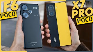 POCO X7 PRO vs POCO F6: La MEJOR OPCIÓN por $320 ¡el DUELO!