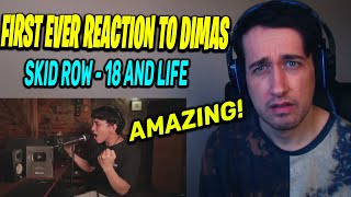 MY FIRST TIME EVER HEARING DIMAS SENOPATI! Skid Row - 18 and Life (Acoustic Cover) REACTION!!