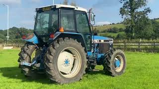 1993 FORD 7740 SL DUAL POWER STAR TRACTOR 100 HP 4WD CAB DIESEL For sale...