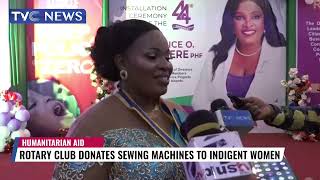 Rotary Club Donates Sewing Machines To Indigent Women In Owerri, Imo State