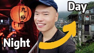 🇹🇼  Seeing Taiwan Jiufen during daytime vs night (白天的台湾九份）