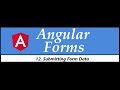 Angular Forms Tutorial - 12 - Submitting form data