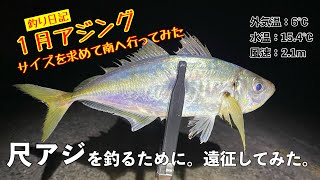 【遠征アジング】アジングの聖地で尺アジを狙う。ランガンしてみた。