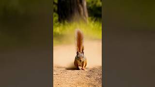 Cute Squirrel Meets Funny Kitten – The Most Adorable Playtime in the Park!