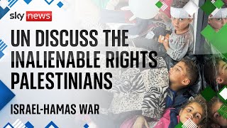 UN committee discuss the rights of Palestinian people