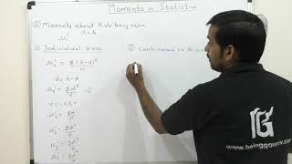 Moments in Statistics in Hindi | Part 01 | Gourav Manjrekar