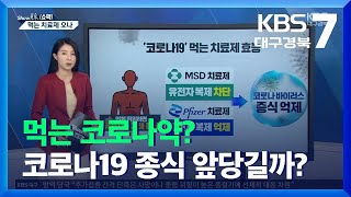 [쇼맥] 먹는 코로나약? 코로나19 종식 앞당길까? / KBS  2021.11.22.