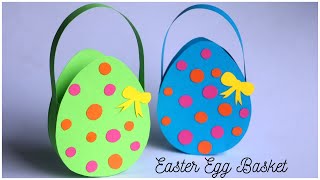 DIY Easter Egg Basket  | Handmade Paper Treat Bags for Easter 2020
