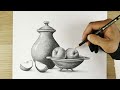 easy drawing | Arts Academy HD | drawing | pencil drawing | Still-life drawing with Graphite pencil