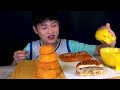 asmr 치즈불닭쌈 짜파게티쌈😋맥도날드 빅맥 치즈버거 어니언링 먹방~ mcdonald’s cheese burger big mac with spicy noodles mukbang