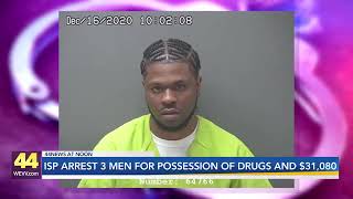 Three Arrested in Daviess Co. After Troopers Seize 1.7 Lbs of Marijuana, $31K