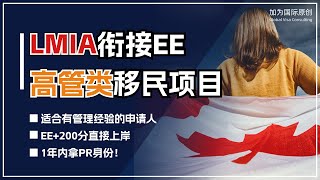 加拿大EE快速通道分数太高怎么办？高管00类LMIA衔接EE，加200分！