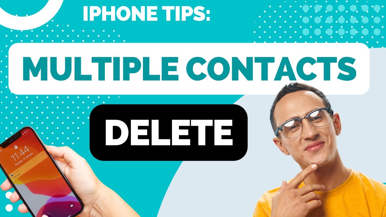 How To Delete Multiple Contacts On IPhone - YouTube