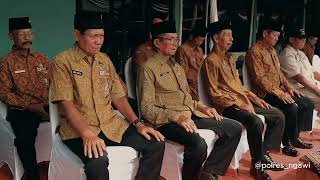 Kapolres Ngawi menghadiri Upacara HUT TNI di Lapangan Kodim 0805 Ngawi.