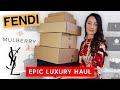 LUXURY HAUL 2 DESIGNER BAGS 😮 ft. Mulberry, Fendi, Zara, YSL, Farfetch