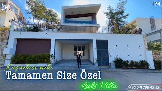 Tamamen Size Özel  Satılık Villa Kuşadası Müstakil Ev Turu #kusadasisatilikvilla