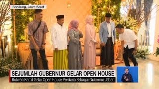 Tiga Gubernur di Pulau Jawa Gelar Open House