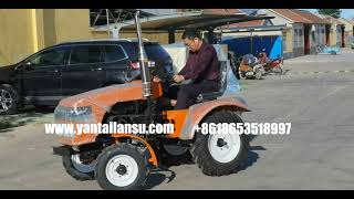 New design hot sale Mini Tractor with plow from china