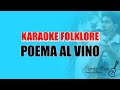 Poema al vino (Karaoke) Música instrumental en guitarra y bombo