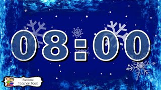 8 Minutes Winter Snow Timer w Music