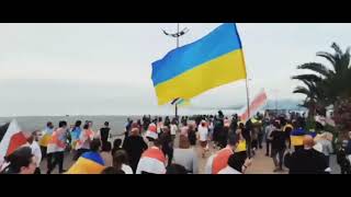 Митинг в поддержку Украины в БАТУМИ | 🇺🇦 11.04.2022