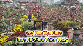 Van Phuc Flower Market is more vibrant than ever before.