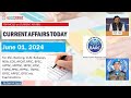 01 June 2024 Current Affairs by GK Today | GKTODAY Current Affairs - 2024 March