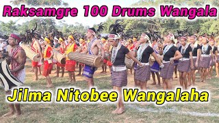 Jilma 100 Drums Wangala niko Dakanga||Raksamgre 2024.