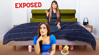I Hid In My SISTER'S ROOM For 24 Hours |  *SHE HAD NO IDEA* 😭| SAMREEN ALI