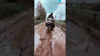 Drive the bike in mud   #trending #viralshorts #shorts #reels