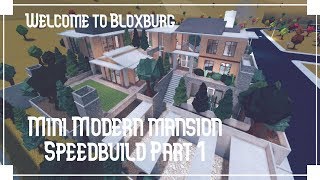 Bloxburg Gorgeous Mountain Mini Mansion Speed Build - roblox bloxburg mansion tutorial 150k