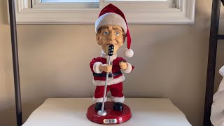 Gemmy Christmas Pop Culture Series Bing Crosby Animated Figure- 3rd Gen