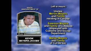 Kevon Mayers-Jacobs ~ Long Obituary