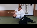 合気道の技　座り技片手持ち側面入り身投げ（一）aikido techniques suwari waza katate mochi sokumen iriminage 1