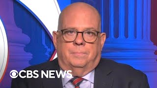 Larry Hogan reacts to Trump's projected win in Iowa