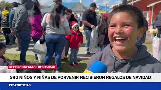 Municipalidad de Porvenir lleva la alegría de la Navidad a 590 niños y niñas