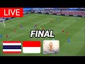 LANGSUNG🔴Thailand U19 vs Indonesia U19 | FINAL AFC U-19 2024 | Pertandingan Langsung | eFootball 21