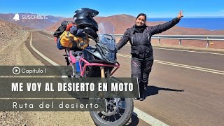 Me voy a recorrer el Desierto en moto! 🇨🇱🏍☀️🏜 Motovlog Cap 1 Darling en ruta ✨️