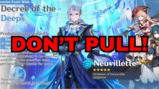 WHY YOU SHOULDN’T PULL FOR NEUVILLETTE AND ZHONGLI IN 5.2 - Genshin Impact