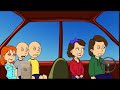 Classic Caillou Misbehaves on the way to Kung Fu Panda 4/Grounded