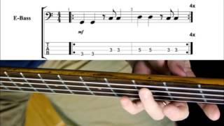 Beginner Bass Lesson 16 : How To Read Tablature