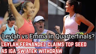 Leylah Fernandez claims Top Seed at Madrid Open,  Possible Matchup between Leylah and Emma Raducanu