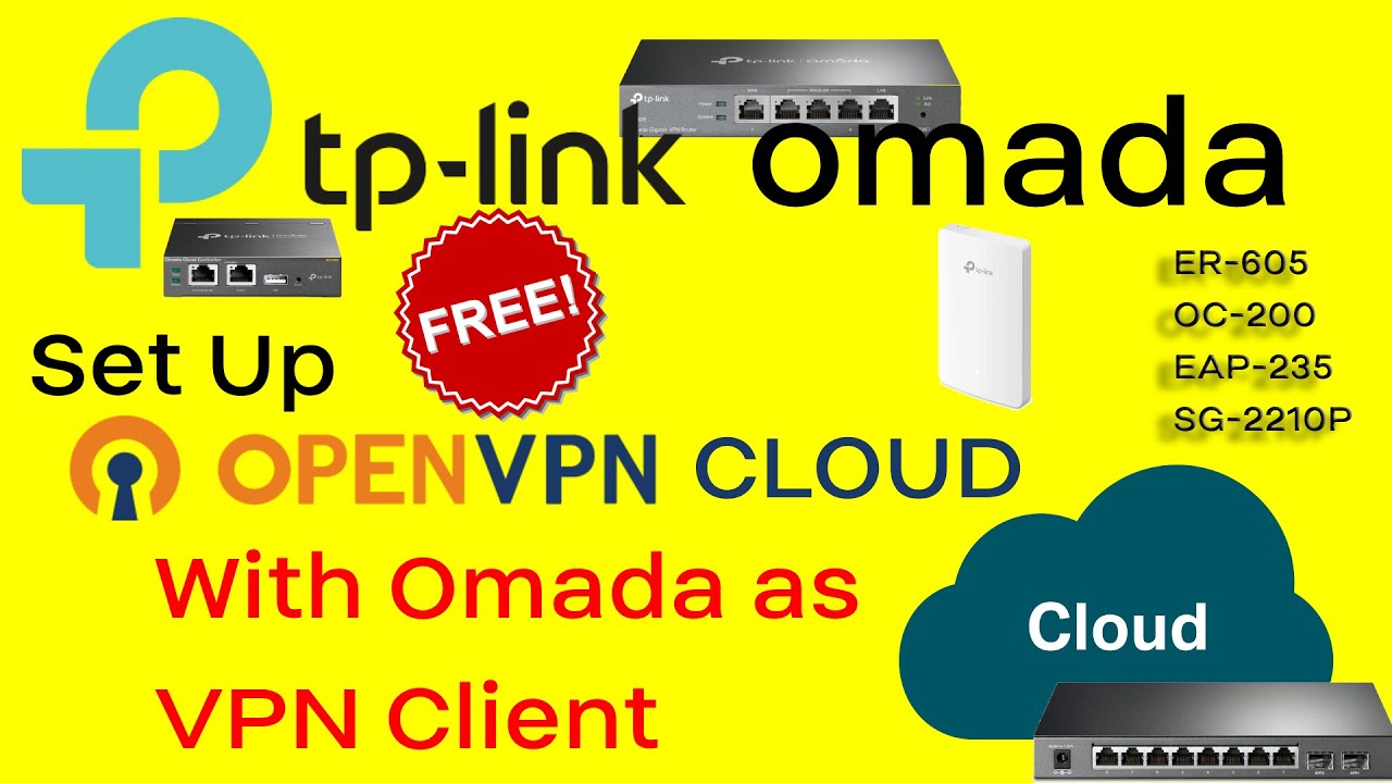 LC EP19: Set Up FREE OpenVPN Cloud Connection With TP Link Omada ER ...