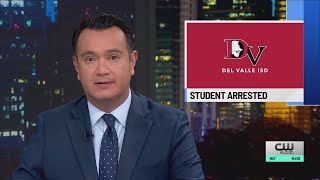 Weapon seized from student at Del Valle High School, letter says