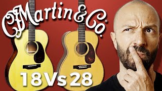 MARTIN 000-18 vs 000-28 - come suonano